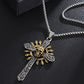 A Punk Style Skull Crossbones Pendant Necklace, Amulet Accessory Jewelry Gift for Men And Women, Easter Celebration Gift!
