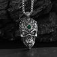 316L Stainless Steel Hell Skeleton Monk Pendant Men's Fashionable And Domineering Necklace