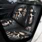 Biker skull mat for vehicles, punisher skull seat cover for car, evil car accessories, halloween seat cover protector, punisher skull washab