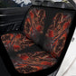 Floral skull car seat cover full set, grim reaper truck seat cover, floral skull slip-on seat covers, skeleton cover cushion accessories for