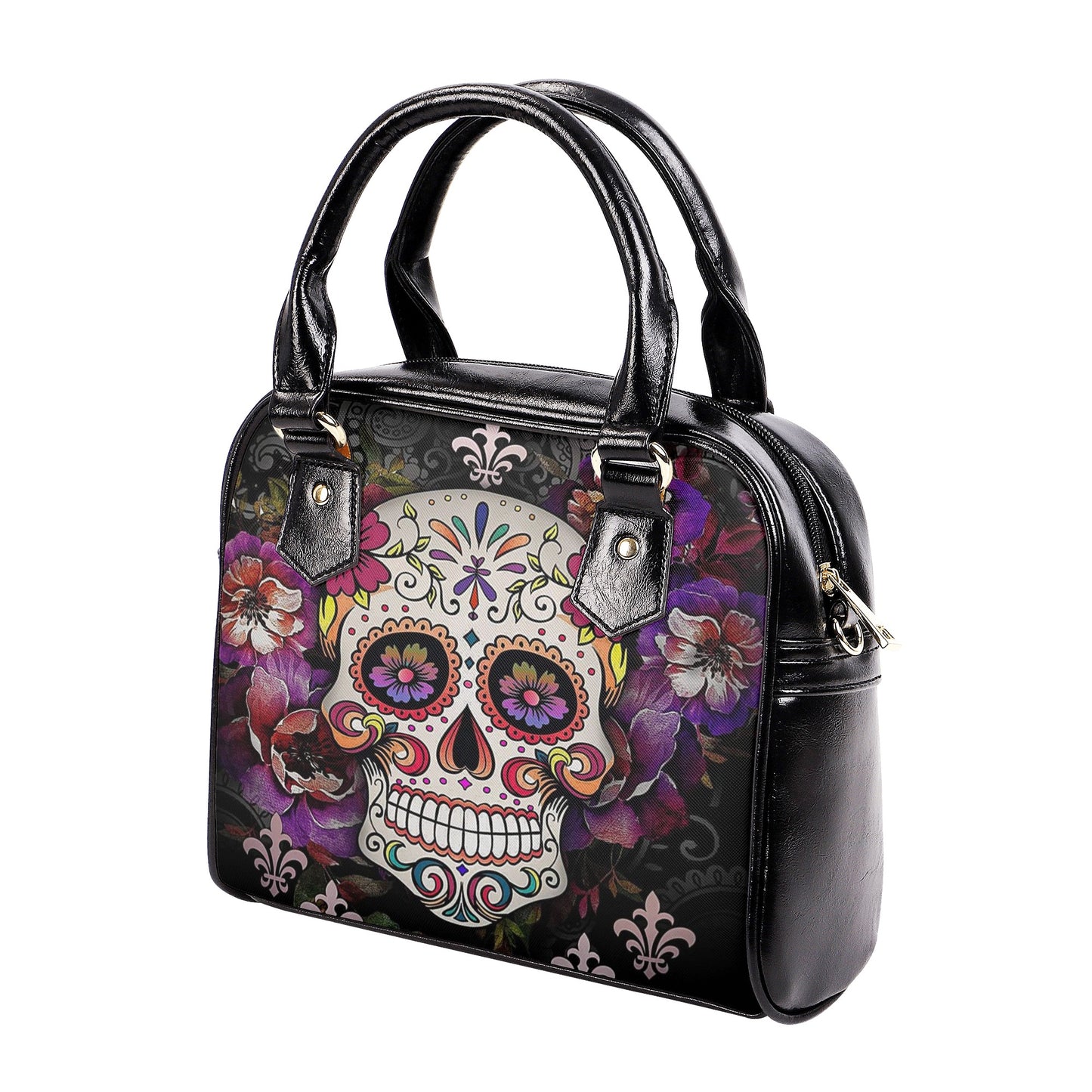 Sugar skull Shoulder Handbag wallet set