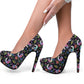 Day of the dead Women Platform Pumps 5 Inch High Heels