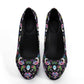 Day of the dead Women Platform Pumps 5 Inch High Heels