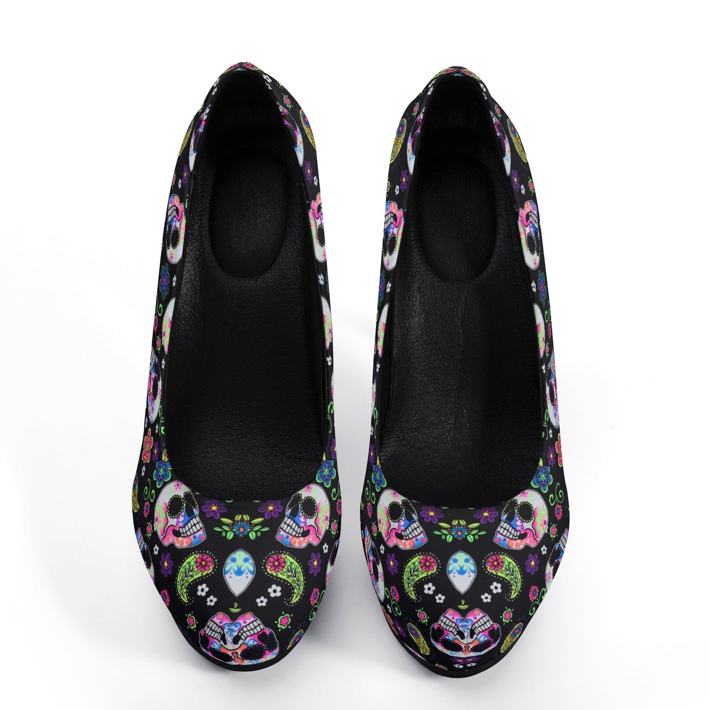 Day of the dead Women Platform Pumps 5 Inch High Heels