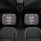 Dia de los muertos skull rug mat for car, calaveras skull car protector, calaveras skull car seat cover full set, mexico front and back car  Back and Front Car Floor Mats