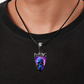 1PC Exquisite And Beautiful Skull Head Pendant Necklace Spear Head Necklace Skull Head Jewelry Men's Necklace Accessories Birthday Party Gifts For Friends And Lovers Jewelry Halloween Christmas Necklace Jewelry Gifts