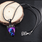 1PC Exquisite And Beautiful Skull Head Pendant Necklace Spear Head Necklace Skull Head Jewelry Men's Necklace Accessories Birthday Party Gifts For Friends And Lovers Jewelry Halloween Christmas Necklace Jewelry Gifts