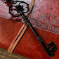 1Pc Fashionable Skull Key Gothic Style Copper Black Pendant Necklace Womens Fashion Party Birthday Gift