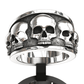 [Size 6-11 Stainless Steel Ring] 1Pc Fine Skull Geometric Personalised Punk Stainless Steel Antique Silvery Ring Men Woman Daily Banquet Bar Size 6-11