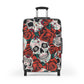 Sugar skull day of the dead mexican skull Suitcases luggage, calaveras skull luggage suitcase, skeleton Halloween suitcase luggage