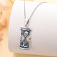 Tree of Life Timer Necklace 925 Sterling Silver Memento Mori Necklace with Skull Pendant and Timer Jewelry for Women & Men