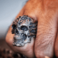 Rock Style Skull Ring with Ghostly Head Design, Perfect for Holiday Parties and Music Festivals, Engraved Ring for Men, Best for Christmas, Perfect for Thanksgiving