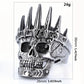 1pc Of Classic European And American Style Ring, Stainless Steel Men'S Ring With Crown And Skull, Domineering And Personality Must-have Ring For Trendy Men The First Choice For Holiday Gifts.