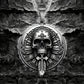 316L Stainless Steel Hell Judge Skull Men's Mighty Fashion Pendant