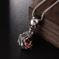 Retro Skull Claw Pendant Male Domineering Rock for Man Trendy Fashion Necklace Jewelry