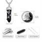 Rose Skull Necklace for Women Halloween Skull Necklace