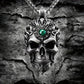 316L Stainless Steel Hell Skeleton Monk Pendant Men's Fashionable And Domineering Necklace