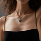 Halloween Skull Necklace For Women Sterling Silver Gothic Skeleton Necklace Black Natural Garnet Halloween Pendant Halloween Skull Jewelry Christmas Gift Mothers Day