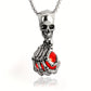 Retro Skull Claw Pendant Male Domineering Rock for Man Trendy Fashion Necklace Jewelry