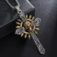 A Punk Style Skull Crossbones Pendant Necklace, Amulet Accessory Jewelry Gift for Men And Women, Easter Celebration Gift!