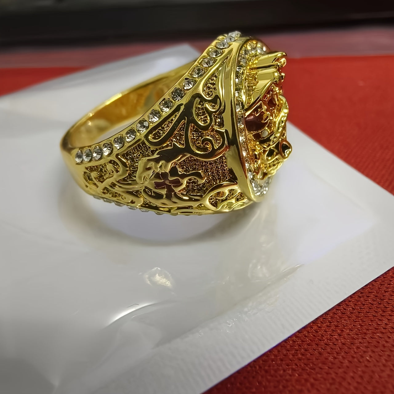 Domineering Men's Fashion Crown Skull Ring, Hip-hop Punk Rock Ring, Domineering Men's Ring, Gift For Boyfriend's Father