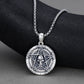 Pentagram Skull Necklace 925 Sterling Silvery Skull Bone Pendant Gothic Skull Jewelry For Men Women