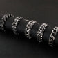 Punk Rocker Skull Bracelet For Men Cool Stainless Steel Chain Men's Bracelets Accessories Gothic Biker Jewelry Male Dropshipping