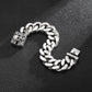 20mm Big and Heavy Chunky Cuban Chain Bracelet Men With Devil Ghost Skull Charm Vintage Magical Jewelry Best Gift For Friends