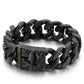 20mm Big and Heavy Chunky Cuban Chain Bracelet Men With Devil Ghost Skull Charm Vintage Magical Jewelry Best Gift For Friends