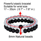 TYO 2Pcs/Set Women Mens CZ Royal Crown Skull Charms 8MM Black Matte Bead Strand Bracelets for Couple Valentine's Day Gifts