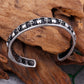 Gothic 316L Stainless Steel Biker Skull skeleton Cuff bangle bracelet 64*10mm