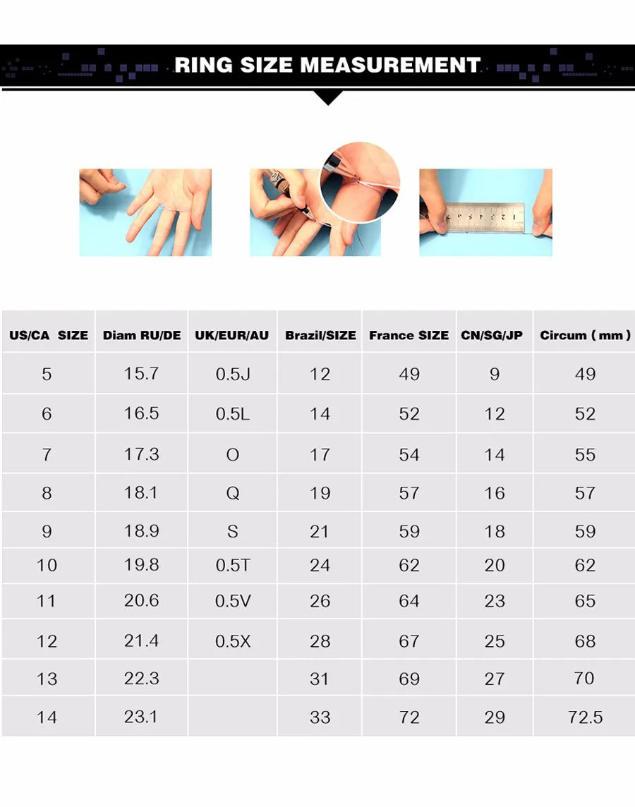 Buyee 925 Sterling Silver Big Open Ring for Men & Women Bold Design Statement Ring Unique Punk Fashion Jewelry Gift with Box