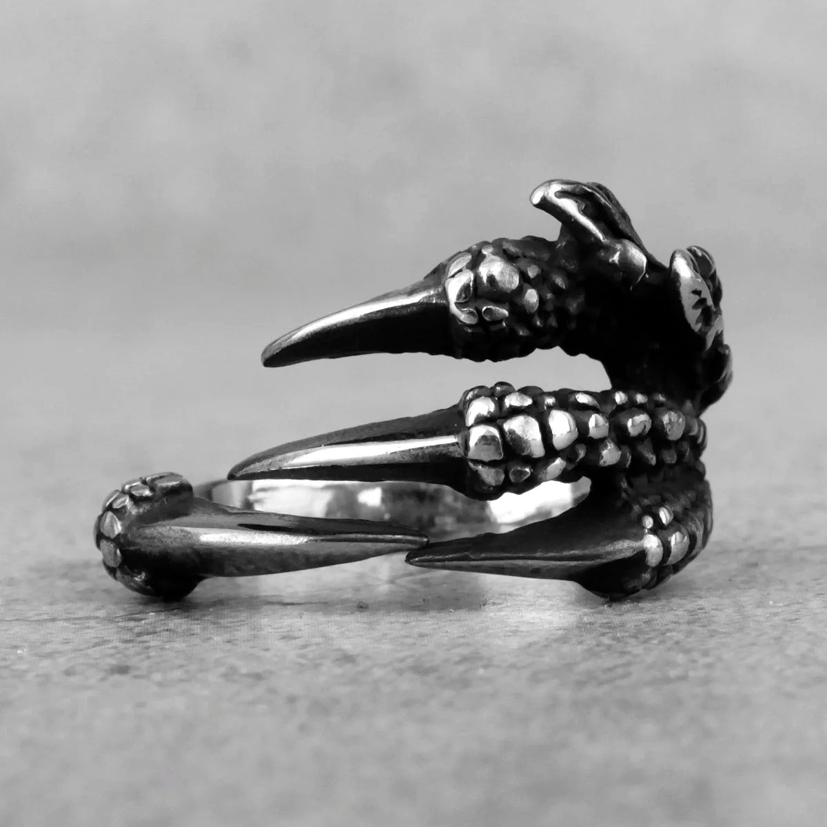 Evil Dragon Claw Stainless Steel Mens Rings Punk Hip Hop Personality for Male Boyfriend Biker Jewelry Creativity Gift Wholesale