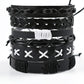 Fashion Bracelet Viking  Bracelet For Men Hand Bracelets Woven Skull Hand Jewelry Adjustable Leather Set viking man bracelet