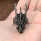 Vintage Black Helm of Sauron Ring For Men Women 316L Stainless Steel Punk Gothic Dragon Rings Fashion Jewelry Gifts Dropshipping