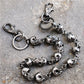 Retro Gothic Metal Skull Ghost Head Bracelet For Men Punk Charm Hip Hop Rock Knight Bracelet/Body Chain Accessory Gift