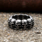 Gothic Vintage Stainless Steel Skull Ring For Men Boys Punk Rock Hip Hop Skull Rings Fashion Party Jewelry Gifts Dropshipping