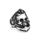 Vintage Gothic 316L Stainless Steel Skull Rings For Men Women Punk Hip Hop Motorcycle Band Jewelry Halloween Gifts Dropshipping
