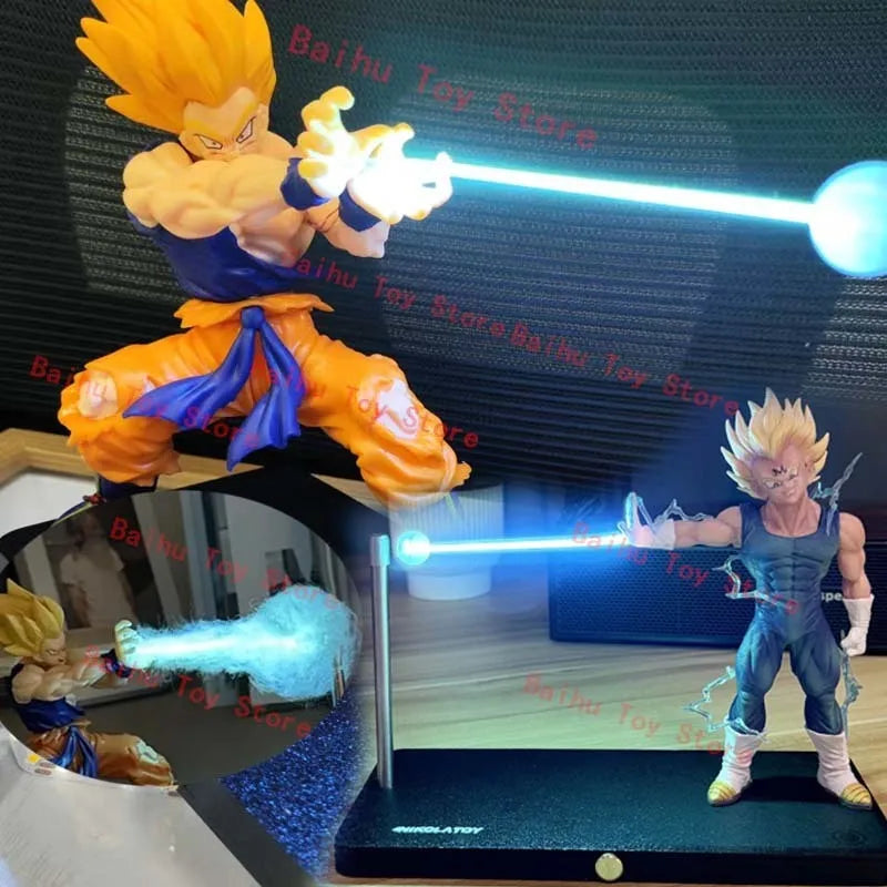 Son Goku Vegeta Kamehameha Lamp Figure Dragon Ball Magnetic Levitation Night Light (Rechargeable)