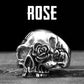 Rose Skull Stainless Steel Men Rings Punk New In For Male Women Fashion Jewelry Creativity Gift Wholesale Dropshiping