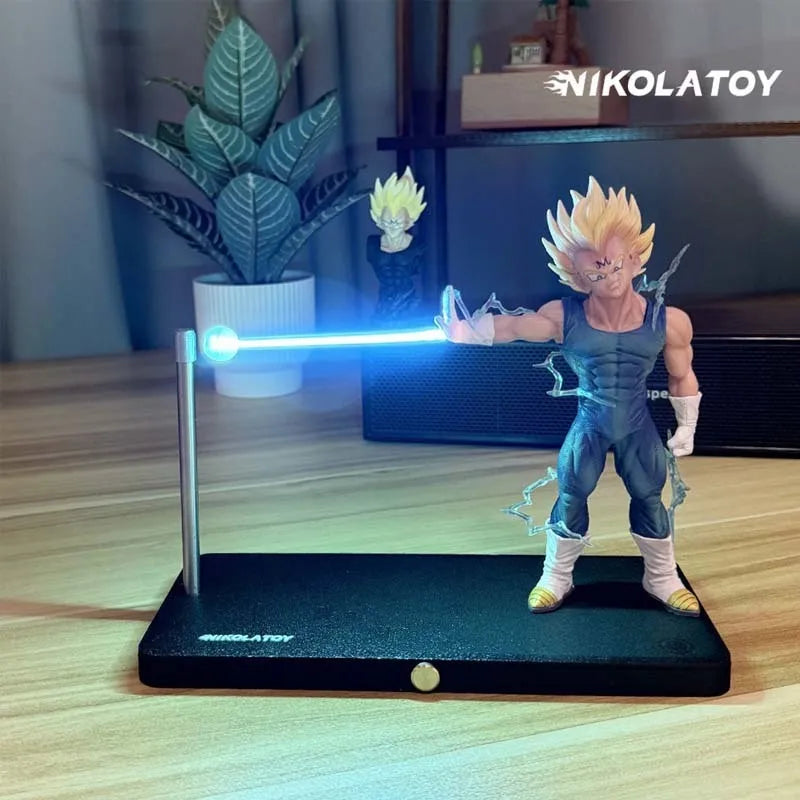 Son Goku Vegeta Kamehameha Lamp Figure Dragon Ball Magnetic Levitation Night Light (Rechargeable)