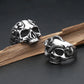 Vintage Gothic 316L Stainless Steel Skull Rings For Men Women Punk Hip Hop Motorcycle Band Jewelry Halloween Gifts Dropshipping