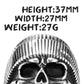 Hippie Skull Rider Men Rings Stainless Steel Women Jewelry Punk Retro New In Rock Fashion Accessories Gift Wholesale Dropshiping