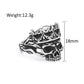 Vintage Gothic 316L Stainless Steel Skull Rings For Men Women Punk Hip Hop Motorcycle Band Jewelry Halloween Gifts Dropshipping