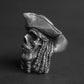 Retro Punk Gothic Pirate Captain Demon Skull Rings for Men Personality Scary and Funny Finger Jewelry Halloween Gifts