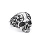 Vintage Gothic 316L Stainless Steel Skull Rings For Men Women Punk Hip Hop Motorcycle Band Jewelry Halloween Gifts Dropshipping