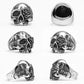 Rose Skull Stainless Steel Men Rings Punk New In For Male Women Fashion Jewelry Creativity Gift Wholesale Dropshiping