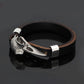 Fashion Vintage Stainless Steel Nordic Odin Crow Skull Bracelet Punk Men Viking Leather Amulet Bracelets Jewelry Gift Wholesale