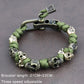 Retro Men's Skull Handmade Bracelet Gothic Skeleton Adjustable Woven Bangle Punk Motorcycle Amulet Jewelry Accessories Wholesale