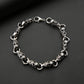 Vintage Fashion Stainless Steel Men's Skull Bracelet Punk Rock Biker Bracelet Men's Jewelry Gift